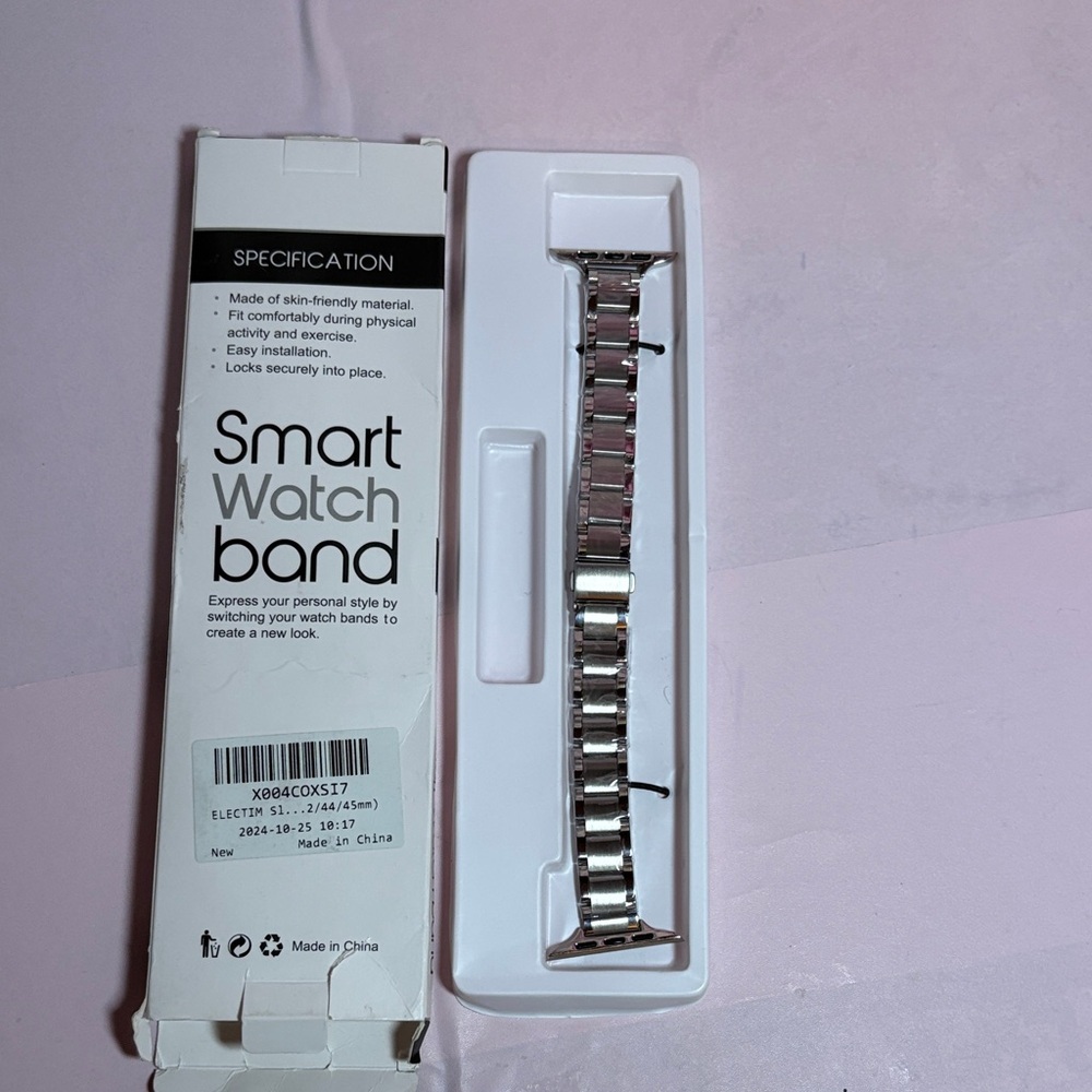 B. Smart Silver Smartwatch Band